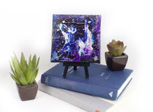 Small Blue & Purple Abstract Art - Jenny Bagwill Art