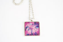 Pink Abstract Art Necklace - Jenny Bagwill Art