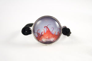Steampunk Gears & Flames Bracelet - Jenny Bagwill Art